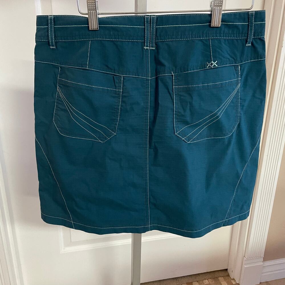 Title Nine Skirt Teal Size 6 - Picture 2 of 6